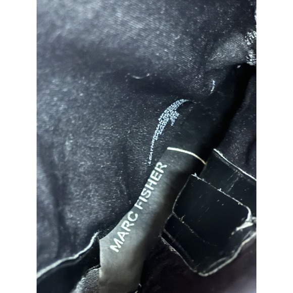 Marc Fisher Over Knee Riding Boots Editer Women's Size 9 Black Leather Worn Once - Picture 11 of 16